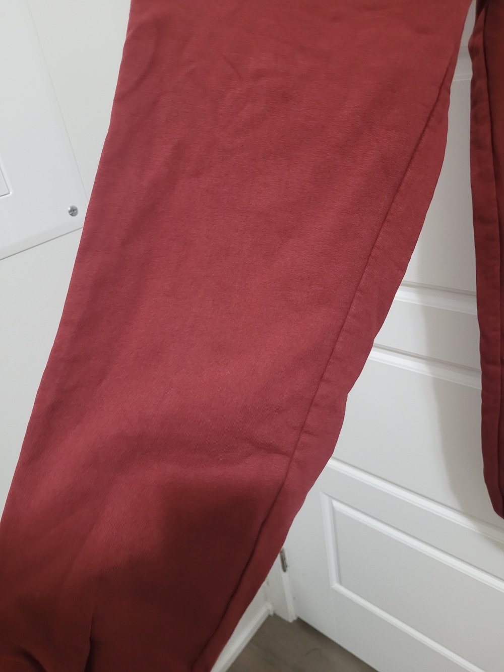 Calvin Klein Maroon Drawstring Track Joggers - Picture 3 of 6